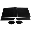 Replacement Console Wireless Controller Skin Set Protector Cover for Sony PS4 PRO Black
