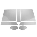 Replacement Console Wireless Controller Skin Set Protector Cover for Sony PS4 PRO Gray