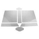 Replacement Console Wireless Controller Skin Set Protector Cover for Sony PS4 PRO Gray