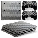 Replacement Console Wireless Controller Skin Set Protector Cover for Sony PS4 PRO Gray