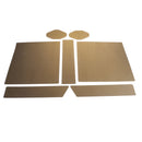 Replacement Console Wireless Controller Skin Set Protector Cover for Sony PS4 PRO Gold