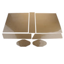 Replacement Console Wireless Controller Skin Set Protector Cover for Sony PS4 PRO Gold