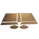 Replacement Console Wireless Controller Skin Set Protector Cover for Sony PS4 PRO Gold