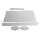 Replacement Console Wireless Controller Skin Set Protector Cover for Sony PS4 PRO White