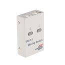 2 Port USB 2.0 Auto Sharing Switch Hub For Printer Scanner Computer Keyboard