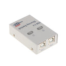 2 Port USB 2.0 Auto Sharing Switch Hub For Printer Scanner Computer Keyboard