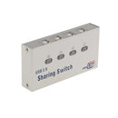 4 Ports USB 2.0 Auto Sharing switch 4 in 1 out USB switcher Adapter Box Selector for PC Scanner Printer Copier Plotter