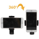 360Â° Rotation Bracket Mobile Mount Holder Clip for Camera Tripod Adapter
