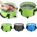 Multifunctional Collapsible Wash Basin Water Bucket w/ Bunch pocket Green