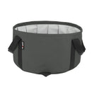Multifunctional Collapsible Wash Basin Water Bucket w/ Bunch pocket Gray