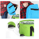 Multifunctional Collapsible Wash Basin Water Bucket w/ Bunch pocket Blue