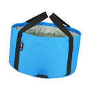 Multifunctional Collapsible Wash Basin Water Bucket w/ Bunch pocket Blue