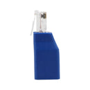 RJ45 M/F Adapter Male To Female Cable Crossover Connector For Computer Blue