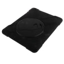 Black Full Body Protective Silicon Rubber Cover Case Stand for iPad 2 3 4 Tablets