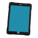 Black Full Body Protective Silicon Rubber Cover Case Stand for iPad Air Tablets