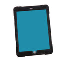 Black Full Body Protective Silicon Rubber Cover Case Stand for iPad Air Tablets