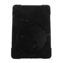Black Full Body Protective Silicon Rubber Cover Case Stand for iPad Air Tablets