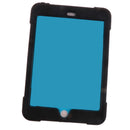 Black Full Body Protective Silicon Rubber Cover Case Stand for iPad mini 1 2 3 Tablets