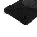 Black Full Body Protective Silicon Rubber Cover Case Stand for iPad mini 1 2 3 Tablets