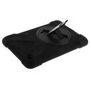 Black Full Body Protective Silicon Rubber Cover Case Stand for iPad mini 1 2 3 Tablets