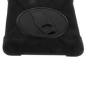 Black Full Body Protective Silicon Rubber Cover Case Stand for iPad mini 1 2 3 Tablets