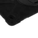 Black Full Body Protective Silicon Rubber Cover Case Stand for iPad mini4 Tablets
