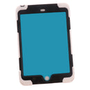 White Full Body Protective Silicon Rubber Cover Case Stand for iPad Mini4 Tablets