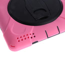 Pink Full Body Protective Silicon Rubber Cover Case Stand for iPad 2 3 4 Tablets