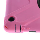 Pink Full Body Protective Silicon Rubber Cover Case Stand for iPad 2 3 4 Tablets