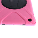 Pink Full Body Protective Silicon Rubber Cover Case Stand for iPad 2 3 4 Tablets