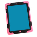 Pink Full Body Protective Silicon Rubber Cover Case Stand for iPad 2 3 4 Tablets
