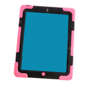 Pink Full Body Protective Silicon Rubber Cover Case Stand for iPad 2 3 4 Tablets