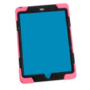 Pink Full Body Protective Silicon Rubber Cover Case Stand for iPad Air2 Tablets
