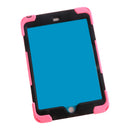 Pink Full Body Protective Silicon Rubber Cover Case Stand for iPad Mini4 Tablets