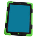 Green Full Body Protective Silicon Rubber Cover Case Stand for iPad 2 3 4 Tablets