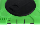 Green Full Body Protective Silicon Rubber Cover Case Stand for iPad 2 3 4 Tablets