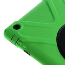 Green Full Body Protective Silicon Rubber Cover Case Stand for iPad 2 3 4 Tablets