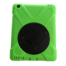 Green Full Body Protective Silicon Rubber Cover Case Stand for iPad 2 3 4 Tablets
