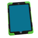 Green Full Body Protective Silicon Rubber Cover Case Stand for iPad Air Tablets