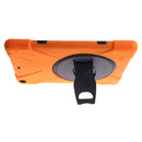 Orange Full Body Protective Silicon Rubber Cover Case Stand for iPad Air Tablets