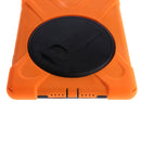 Orange Full Body Protective Silicon Rubber Cover Case Stand for iPad Air Tablets