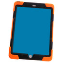 Orange Full Body Protective Silicon Rubber Cover Case Stand for iPad Air Tablets
