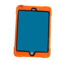 Orange Full Body Protective Silicon Rubber Cover Case Stand for iPad Mini 1 2 3 Tablets