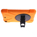 Orange Full Body Protective Silicon Rubber Cover Case Stand for iPad Mini 1 2 3 Tablets