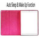 Rose Red Anti-slip Smart Leather Folio Case Stand Cover Auto Sleep For IPad Mini123