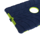 Three Layer Armor Defender Protective Case Stand for ipad air1 Blue for Student