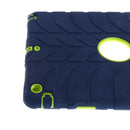Three Layer Armor Defender Protective Case Stand for ipad air1 Blue for Student