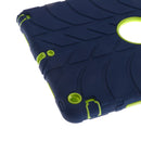 Three Layer Armor Defender Protective Case Stand for ipad air1 Blue for Student