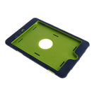 Silicone Back Cover Case Soft Protective Wrap Skin for Apple iPad Blue Mini 4