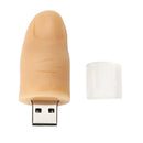 Cartoon Finger Type USB2.0 Memory Stick Data Storage Flash Pen Disk Yellow 32GB